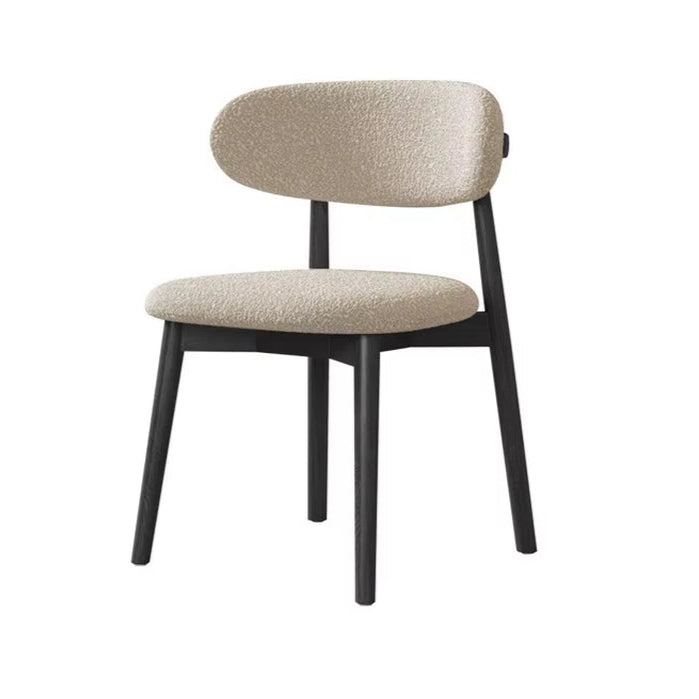 Cream Style Solid Wood Dining Chair Hotel Designer Chair Home Casual Dining Chair Modern Simple Stool Hot New