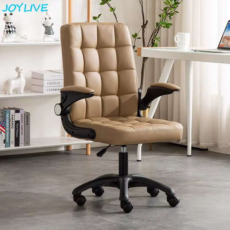 JOYLIVE Adjustable Home Office Chair Lift Swivel Chair Computer Chair Sliding Backrest Dormitory Chair Meeting Room Home Use