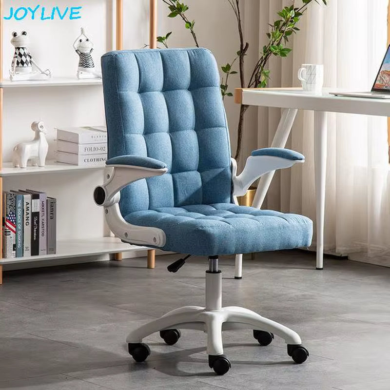 JOYLIVE Adjustable Home Office Chair Lift Swivel Chair Computer Chair Sliding Backrest Dormitory Chair Meeting Room Home Use