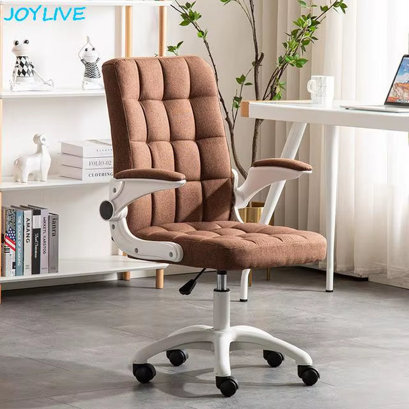 JOYLIVE Adjustable Home Office Chair Lift Swivel Chair Computer Chair Sliding Backrest Dormitory Chair Meeting Room Home Use
