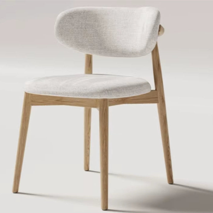 Cream Style Solid Wood Dining Chair Hotel Designer Chair Home Casual Dining Chair Modern Simple Stool Hot New