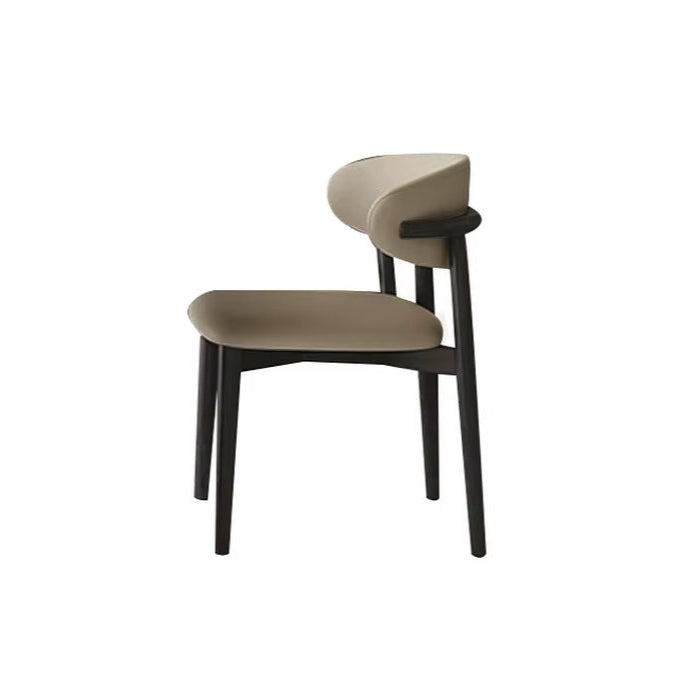 Cream Style Solid Wood Dining Chair Hotel Designer Chair Home Casual Dining Chair Modern Simple Stool Hot New