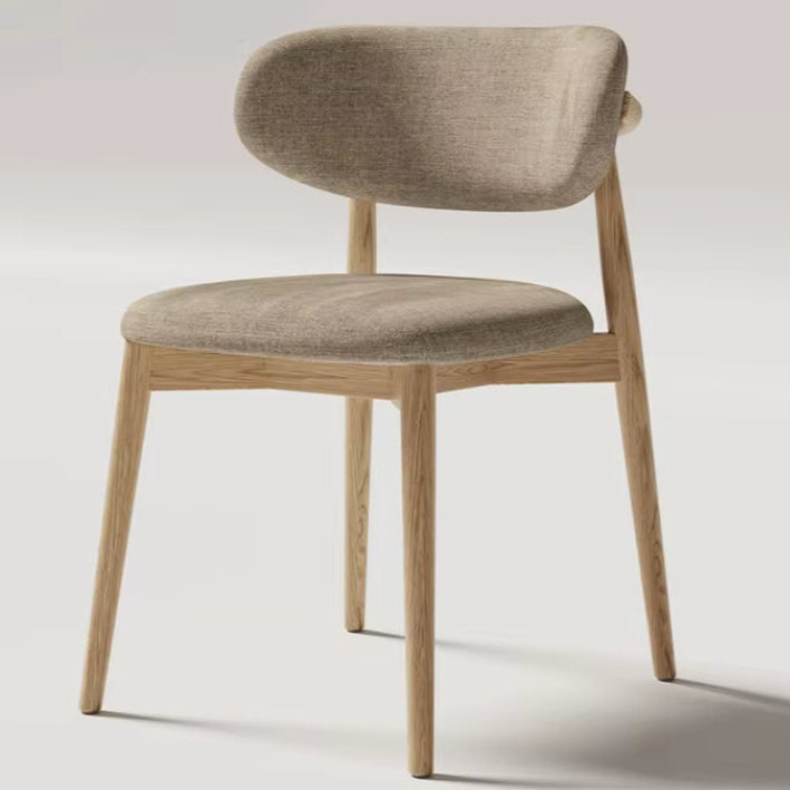 Cream Style Solid Wood Dining Chair Hotel Designer Chair Home Casual Dining Chair Modern Simple Stool Hot New