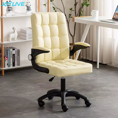 JOYLIVE Adjustable Home Office Chair Lift Swivel Chair Computer Chair Sliding Backrest Dormitory Chair Meeting Room Home Use