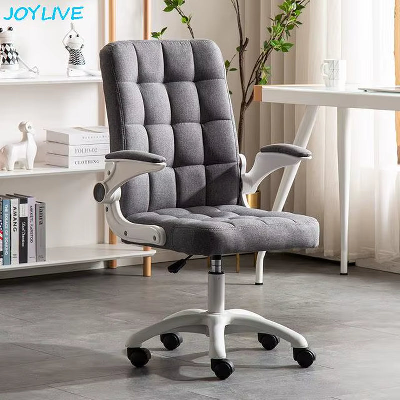 JOYLIVE Adjustable Home Office Chair Lift Swivel Chair Computer Chair Sliding Backrest Dormitory Chair Meeting Room Home Use