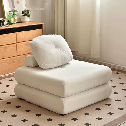 Fabric Sofa Living Room Single Sofa Sofa Bed Creative Living Furniture Small Living Room Foldable Dual-Use Folding Sofa Bed