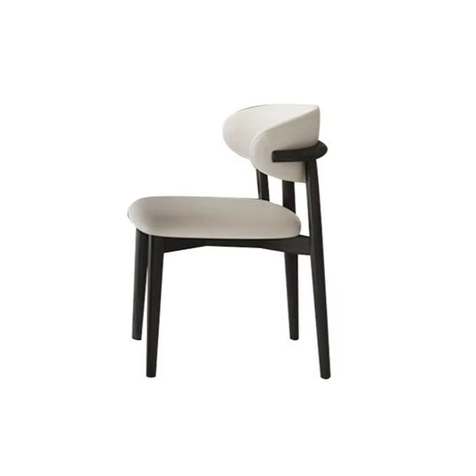 Cream Style Solid Wood Dining Chair Hotel Designer Chair Home Casual Dining Chair Modern Simple Stool Hot New