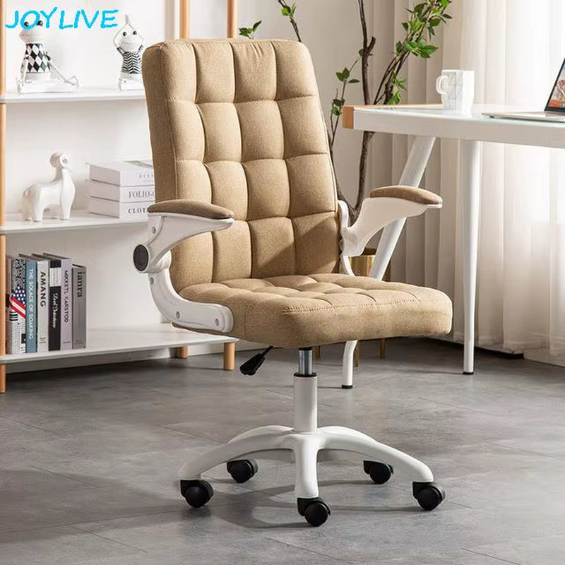JOYLIVE Adjustable Home Office Chair Lift Swivel Chair Computer Chair Sliding Backrest Dormitory Chair Meeting Room Home Use