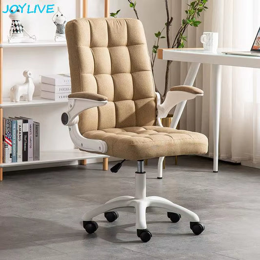JOYLIVE Adjustable Home Office Chair Lift Swivel Chair Computer Chair Sliding Backrest Dormitory Chair Meeting Room Home Use