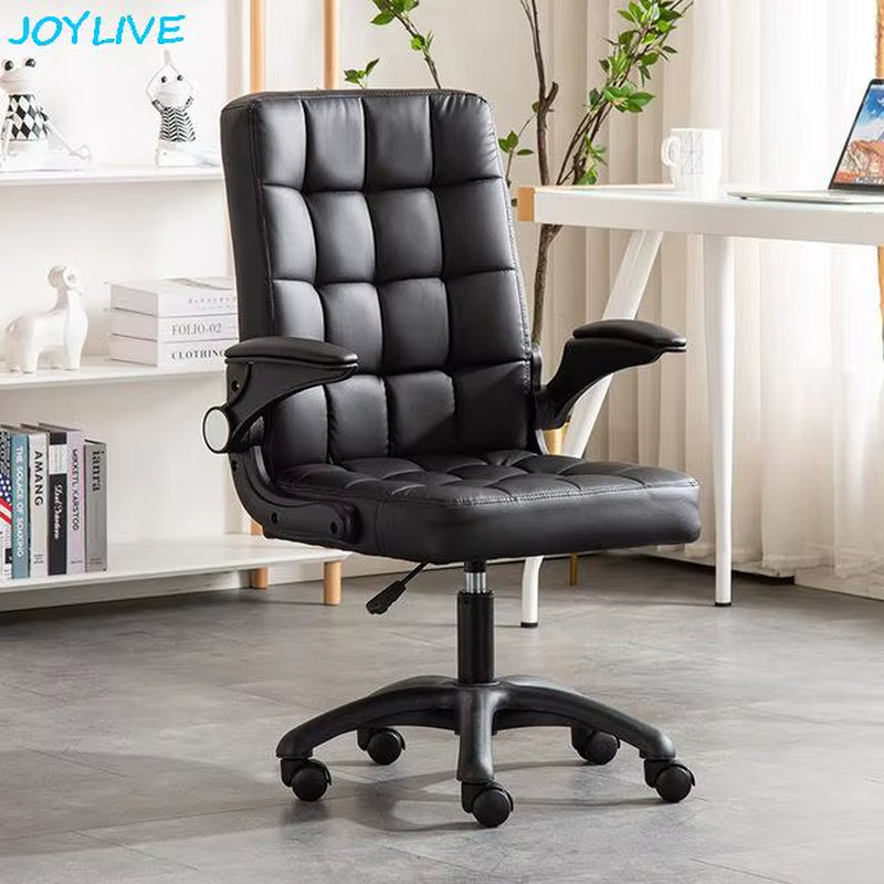 JOYLIVE Adjustable Home Office Chair Lift Swivel Chair Computer Chair Sliding Backrest Dormitory Chair Meeting Room Home Use