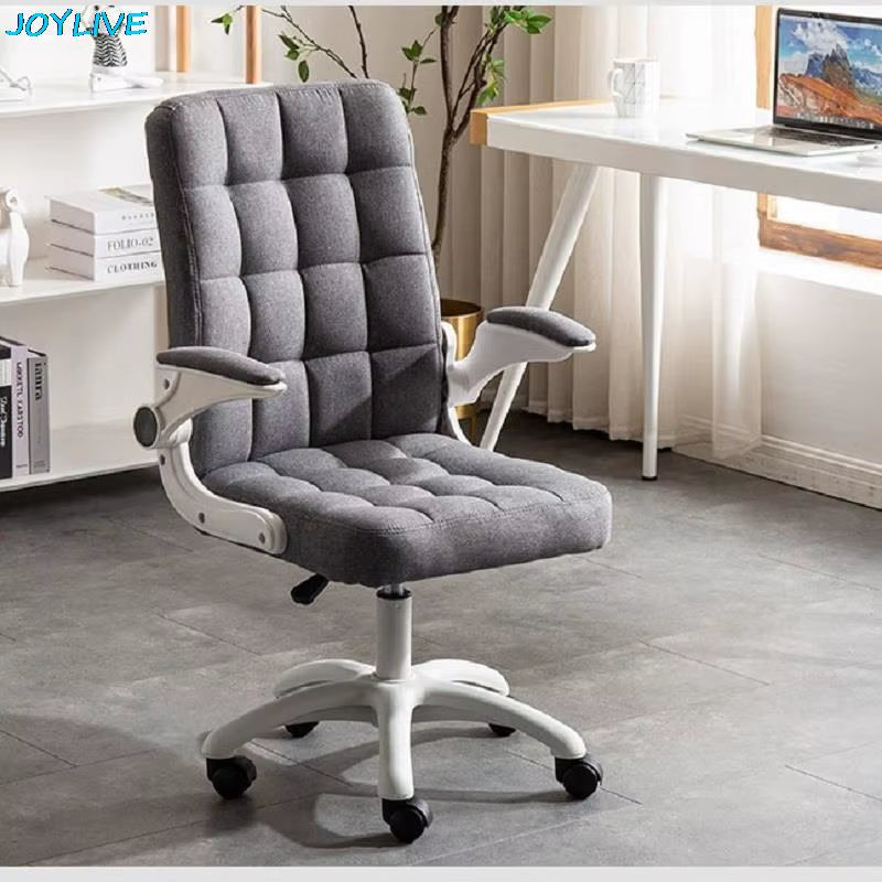 JOYLIVE Adjustable Home Office Chair Lift Swivel Chair Computer Chair Sliding Backrest Dormitory Chair Meeting Room Home Use