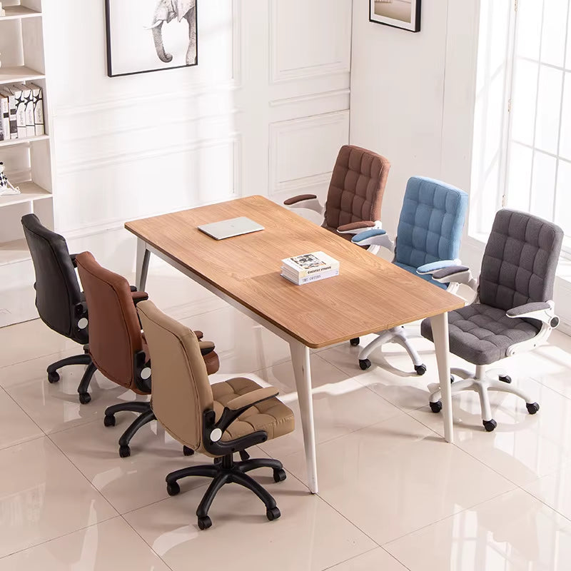JOYLIVE Adjustable Home Office Chair Lift Swivel Chair Computer Chair Sliding Backrest Dormitory Chair Meeting Room Home Use