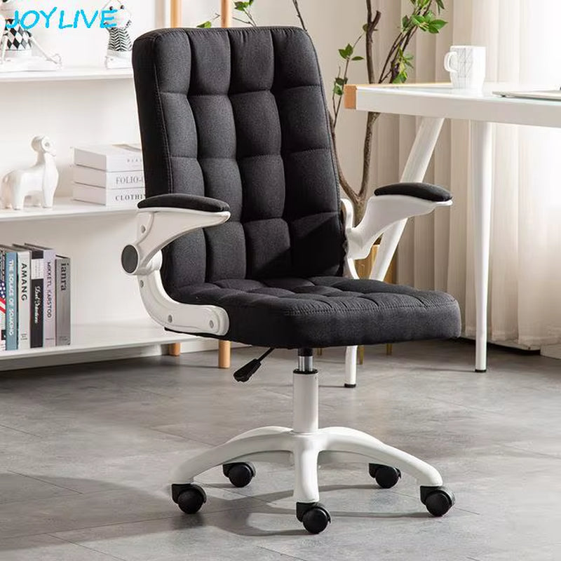 JOYLIVE Adjustable Home Office Chair Lift Swivel Chair Computer Chair Sliding Backrest Dormitory Chair Meeting Room Home Use