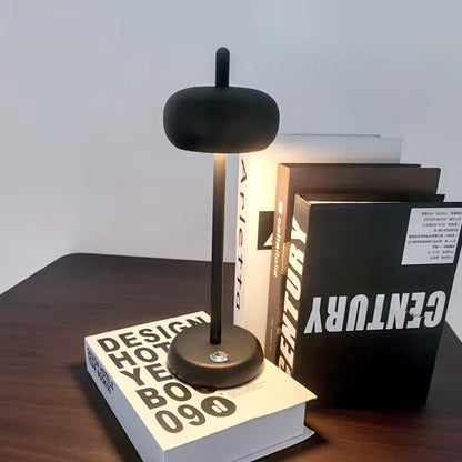 Circular Table Lamp LED Art Design Cordless Table Lamp Bedside Lamp Bedroom Lamp Portable Desk Lamp Home Decoration